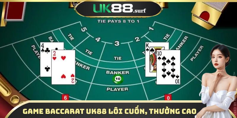 Trải Nghiệm Baccarat UK88 Săn Thưởng Đều Tay Từ Bí Kíp Hay
