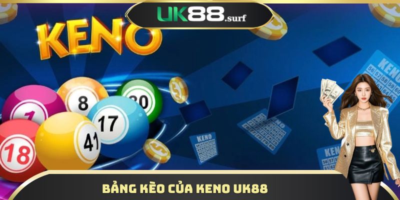 Bảng kèo của Keno UK88