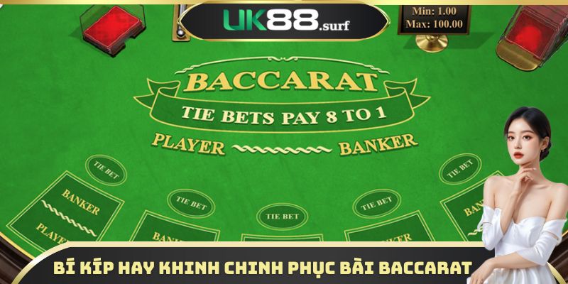 Bí kíp hay khinh chinh phục bài baccarat