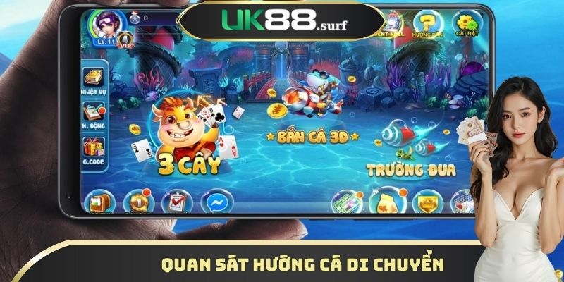 Cá trong game không di chuyển có quỹ đạo